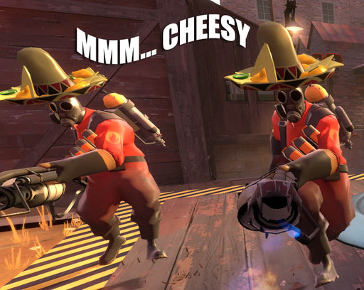Team Fortress 2 - Длинный шпион + новая шапка пиромана