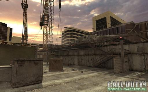 Call of Duty 4: Modern Warfare - Карта Highrise из MW2 для Cod4 