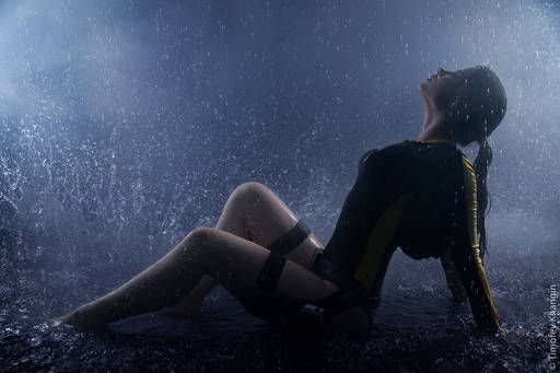 Tomb Raider: Underworld - Cosplay Lara Croft wetsuit by Anastasya Zelenova